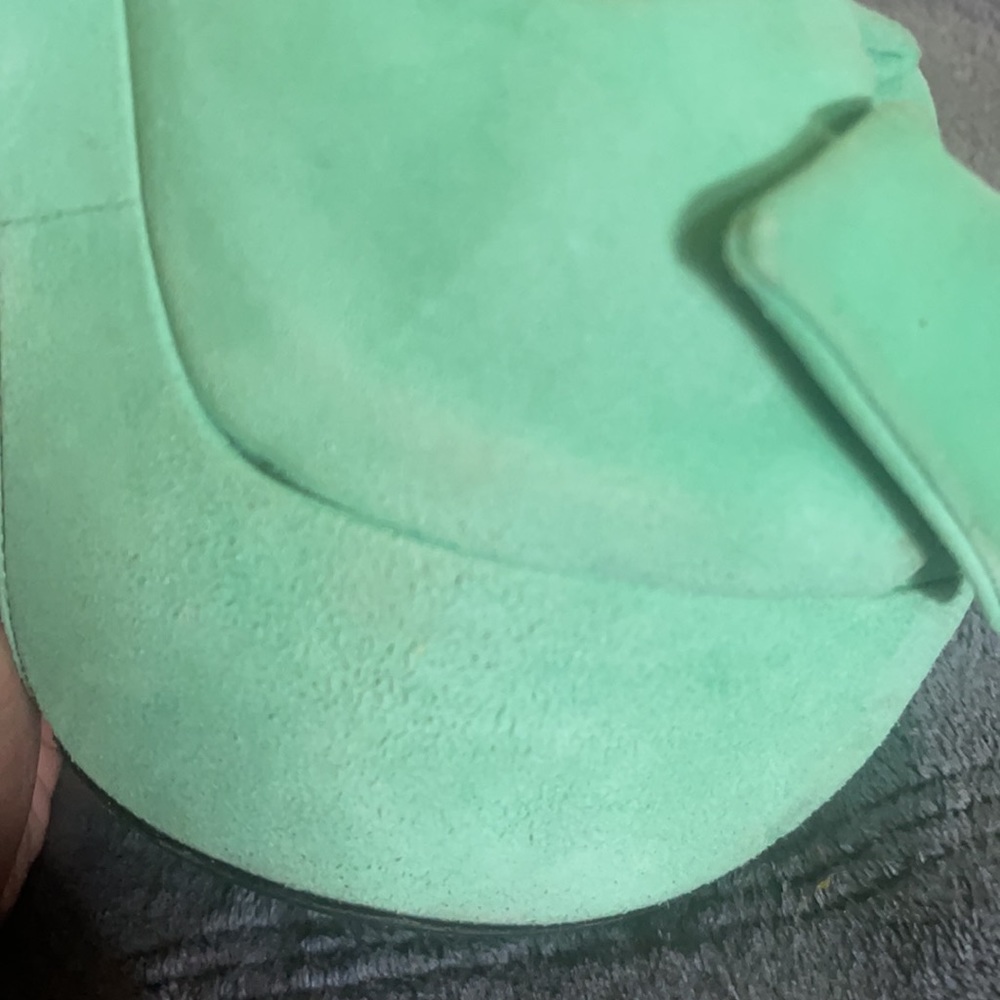 Giuseppe Zanotti “ Denny Bow” Mint Green Platform Sandal Size 39  ‼️PRICE FIRM‼️ - Picture 11 of 16